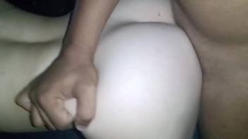 Naughty rears her tail and moans tasty taking in pussy she moans a lot. thick roll entering