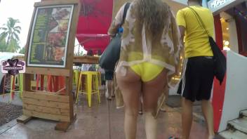 sexy ass in beach
